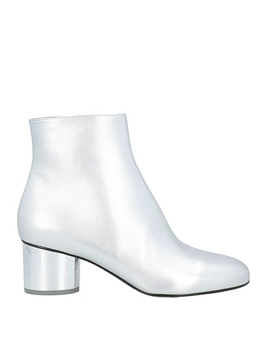 FERRAGAMO Ankle boot Silver Lambskin