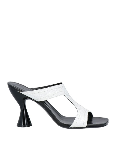 BY FAR Sandals White Leather