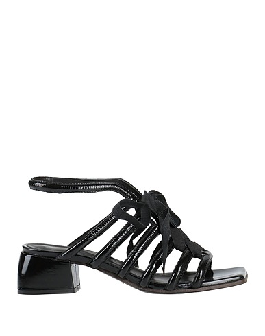 FIORIFRANCESI Sandals Black Leather