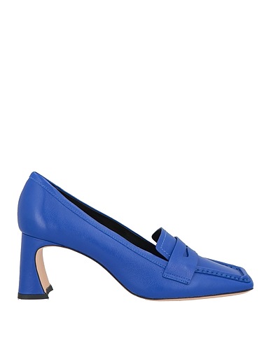 VICENZA) Mocassino Blu Pelle