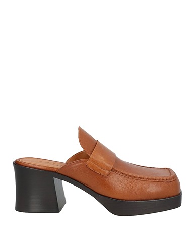 MARNI Mules and clogs Tan Leather
