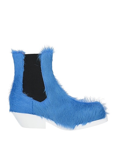 MARNI Ankle boot Light blue Leather