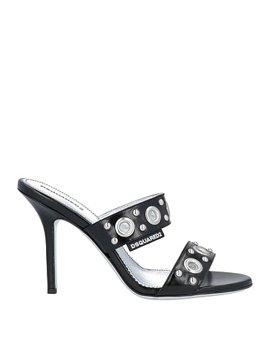 DSQUARED2 Sandalia Negro Piel de ternera