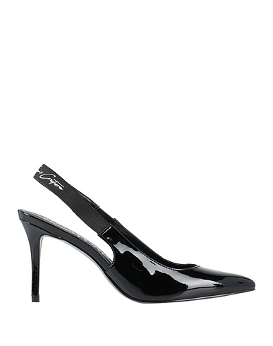 VERSACE JEANS COUTURE Pumps Schwarz Gewebefasern