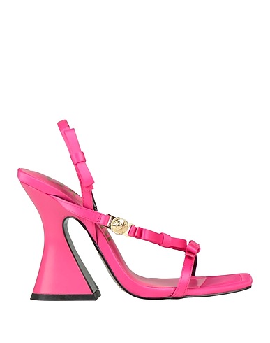 VERSACE JEANS COUTURE Sandals Fuchsia Textile fibers
