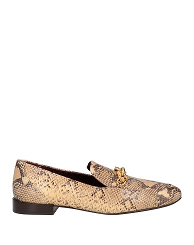 TORY BURCH Loafers Beige Leather