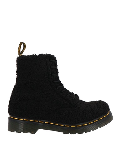 DR. MARTENS Ankle boot Black Textile fibers