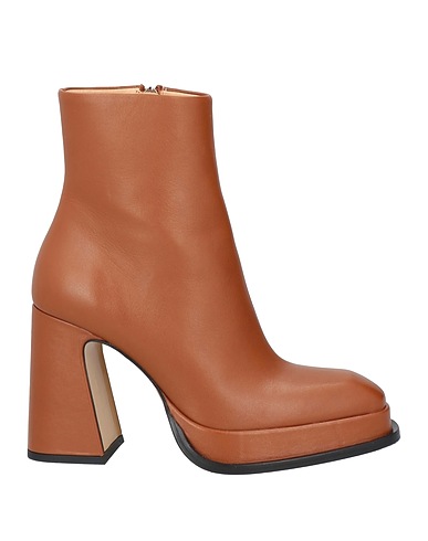 SOULIERS MARTINEZ Ankle boot Brown Leather