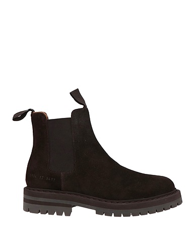 WOMAN by COMMON PROJECTS Полусапоги и высокие ботинки Тёмно-коричневый Кожа