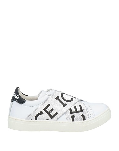 ICE ICEBERG Newborn shoes Leather, Elastic fibres