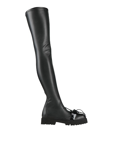 EMPORIO ARMANI Stivaletti Nero Pelle, Fibre tessili