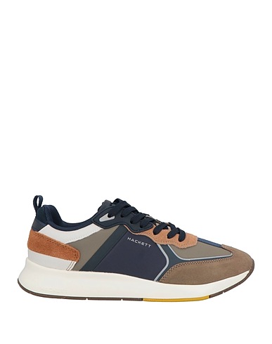 HACKETT Sneakers Military green Textile fibres, Leather