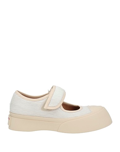 MARNI Pump Off white Leather, Rubber