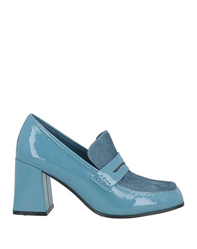 JEANNOT Loafers Pastel blue Leather