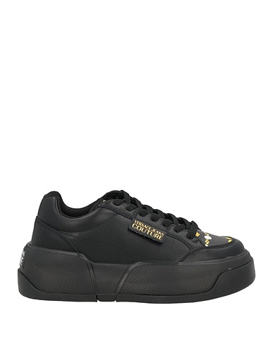 VERSACE JEANS COUTURE スニーカー ブラック 革（なめし加工）