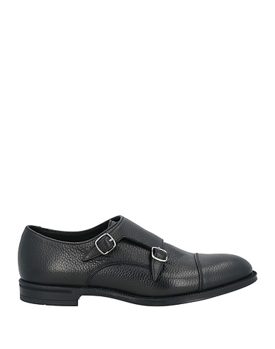 DOUCAL'S Loafers Black Leather