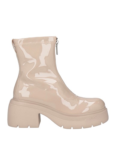 LIU •JO Ankle boot Cream Textile fibres