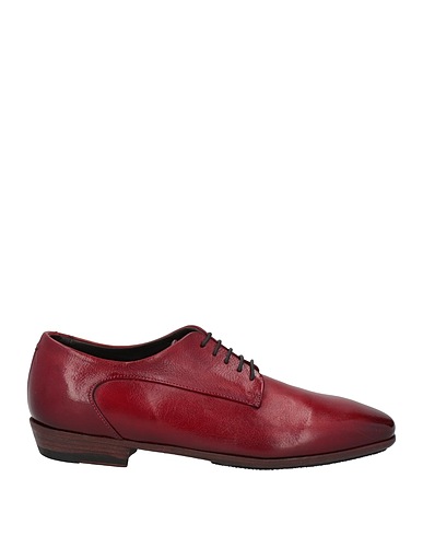 PANTANETTI Laced shoes Burgundy Leather