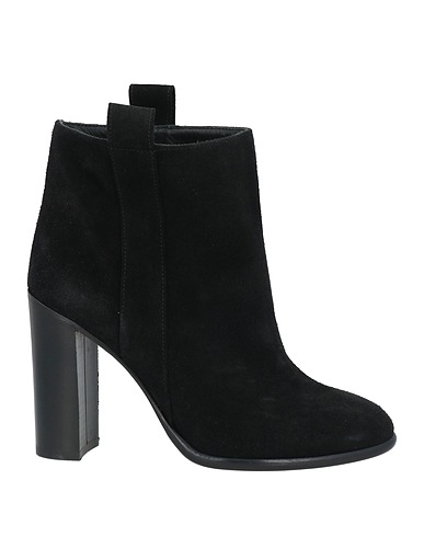 ANNA F. Ankle boot Black Leather