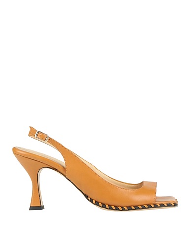 SOULIERS MARTINEZ Sandali Cammello Pelle