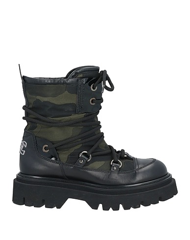 ASH Ankle boot Leather, Textile fibers