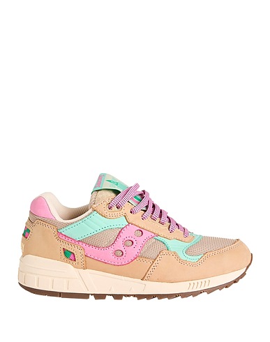 SAUCONY Sneakers Light brown Leather, Textile fibres
