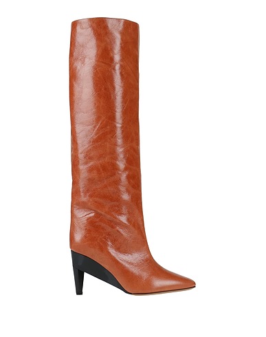 ISABEL MARANT Boots Tan 100% Calfskin