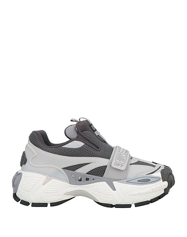 OFF-WHITE™ Sneakers Light grey Leather, Textile fibers