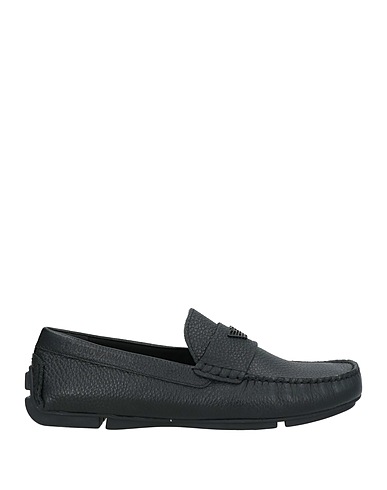 EMPORIO ARMANI Loafers Black 100% Cow leather