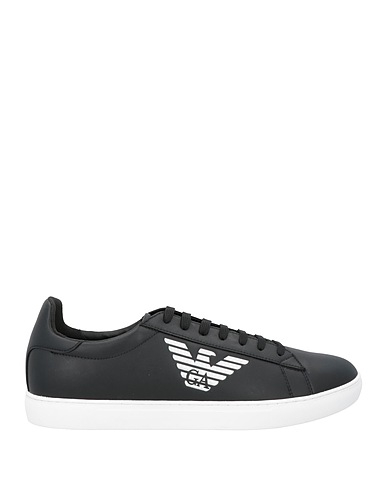EMPORIO ARMANI Sneakers Black 100% Cow leather