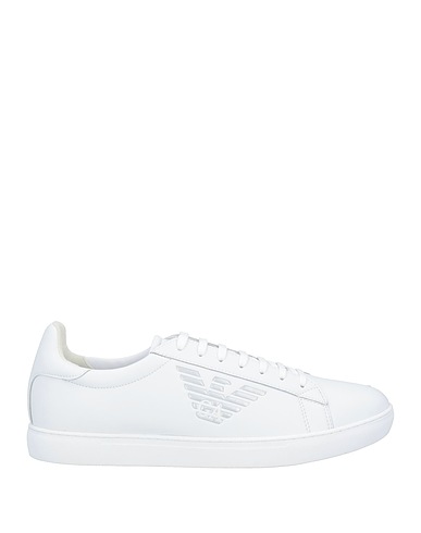 EMPORIO ARMANI Sneakers White 100% Cow leather