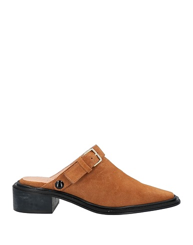 SOULIERS MARTINEZ Mules and clogs Camel Leather