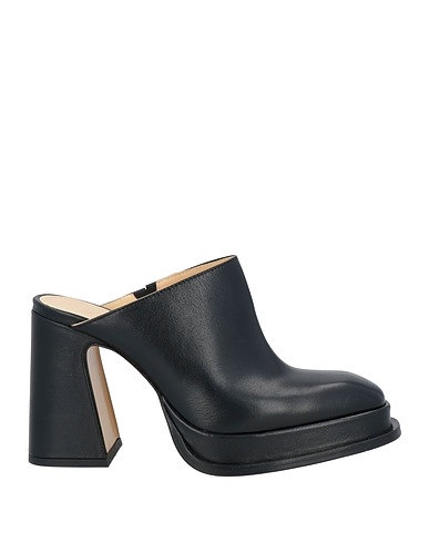 SOULIERS MARTINEZ Mules and clogs Black Leather