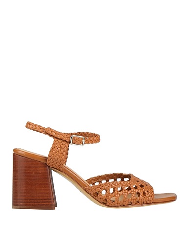 SOULIERS MARTINEZ Sandals Tan Leather
