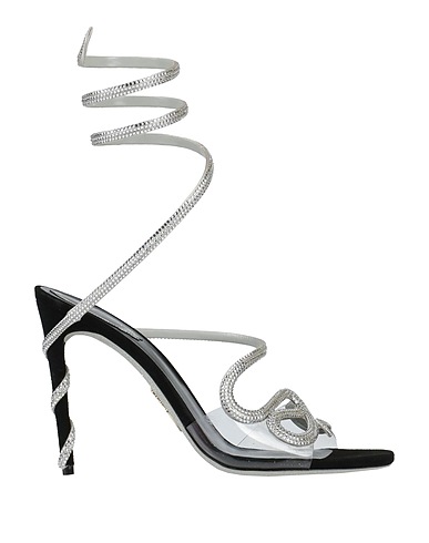 RENE' CAOVILLA Flip flops Grey Textile fibres
