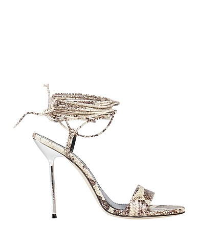 PARIS TEXAS Sandals Cream Leather