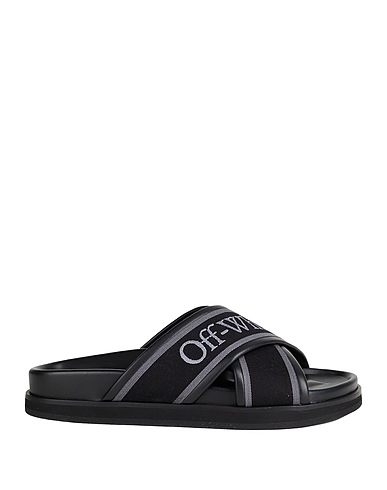 OFF-WHITE™ Sandals Black Leather