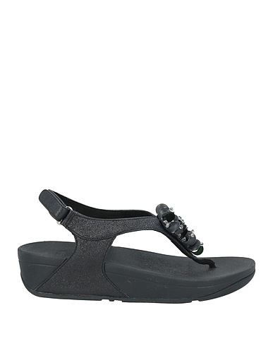 FITFLOP Sandalias de dedo Negro Cuero