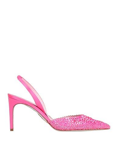 RENE' CAOVILLA Footwear Fuchsia Textile fibers