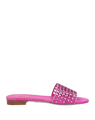 RENE' CAOVILLA Sandals Fuchsia Leather
