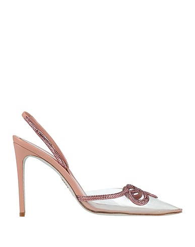 RENE' CAOVILLA Court Antique rose PVC - Polyvinyl chloride, Textile fibres