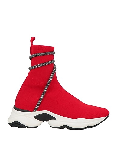 RENE' CAOVILLA Sneakers Red Textile fibres