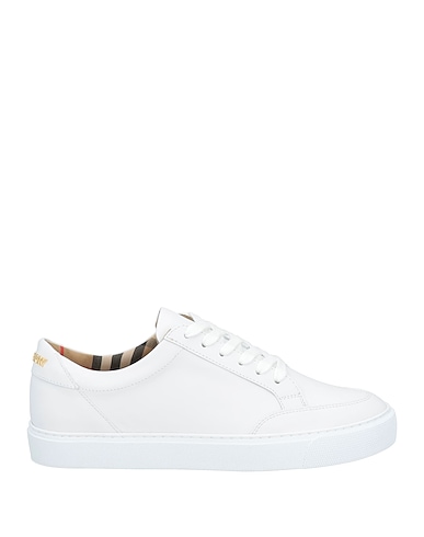 BURBERRY Sneakers White 100% Calfskin