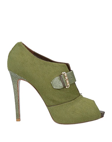 RENE' CAOVILLA Ankle boot Military green Leather