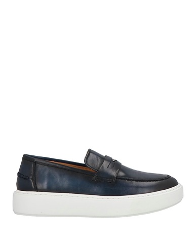 ALBERTO GUARDIANI Loafers Midnight blue Leather