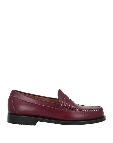 G.H. BASS & CO Mocassins Bordeaux Cuir