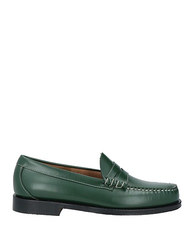 G.H. BASS & CO Loafers Dark green Leather