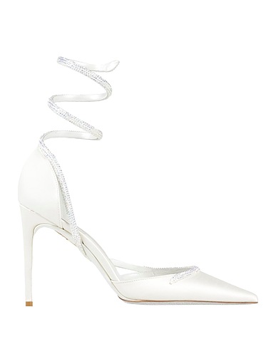 RENE' CAOVILLA Court White Textile fibres