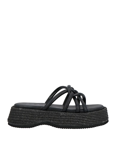 CULT Sandals Black Textile fibers