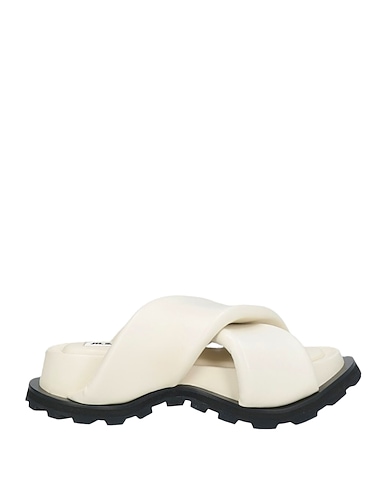 JIL SANDER Sandals AVORIO Leather